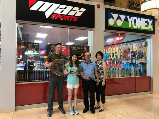 YONEX Chairman Tsutomu (Ben) Yoneyama and his wife visited our store in Toronto