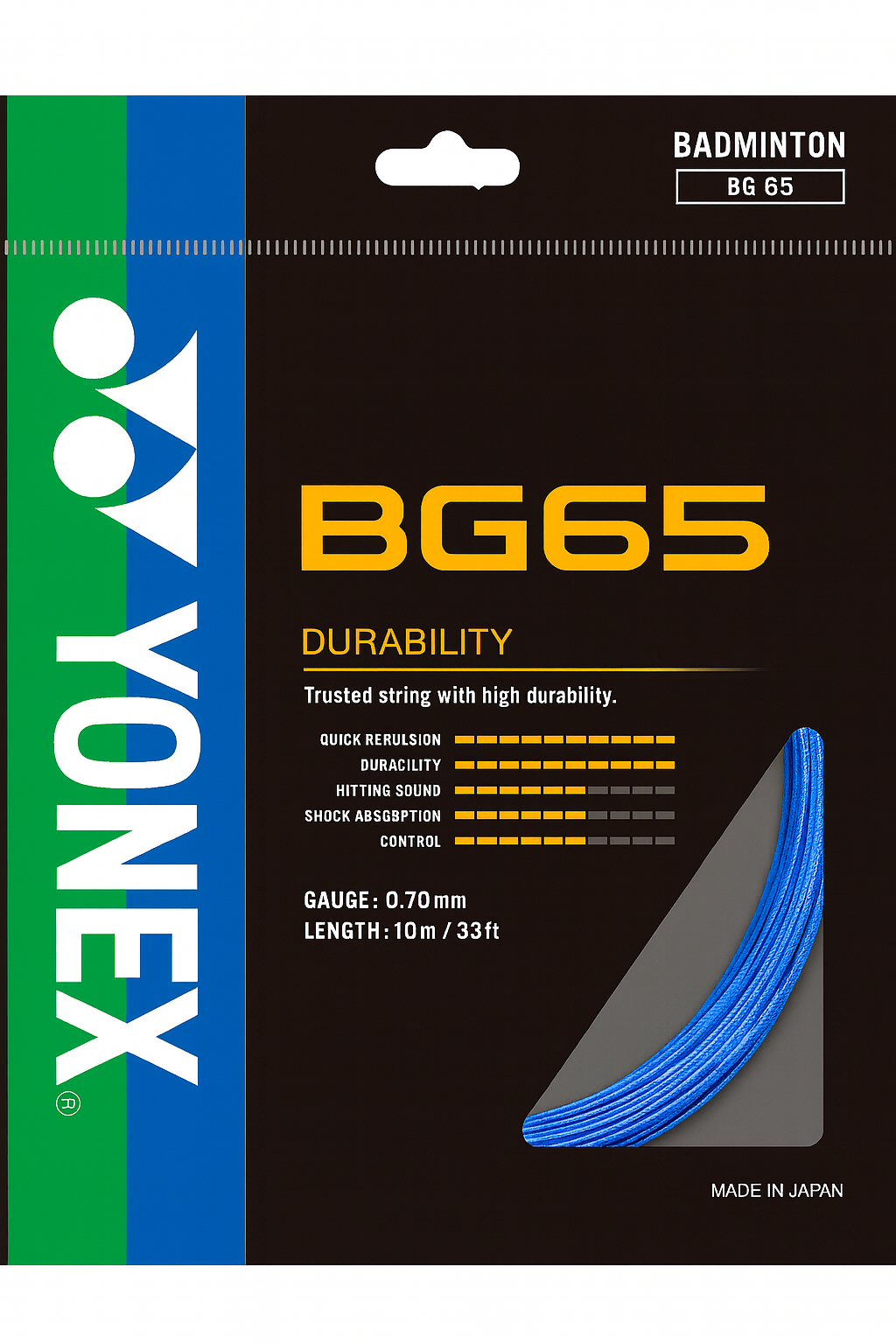 Cordage de badminton YONEX BG65