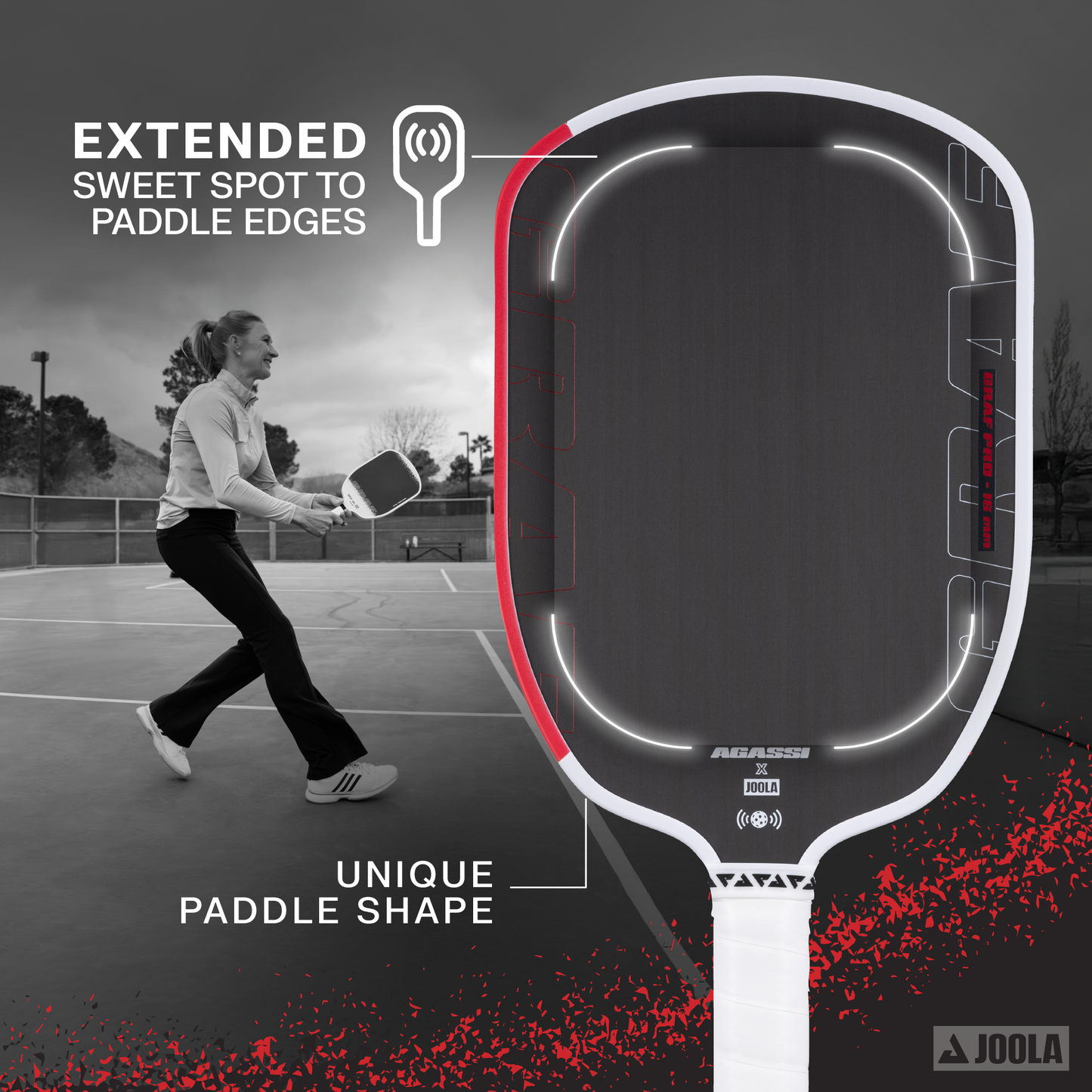 JOOLA Steffi Graf Pro Pickleball Paddle - Max Sports
