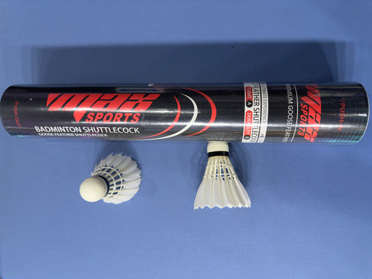 MAX SPORTS Premium Shuttlecocks- Upgraded with Natural Cork - Max Sports