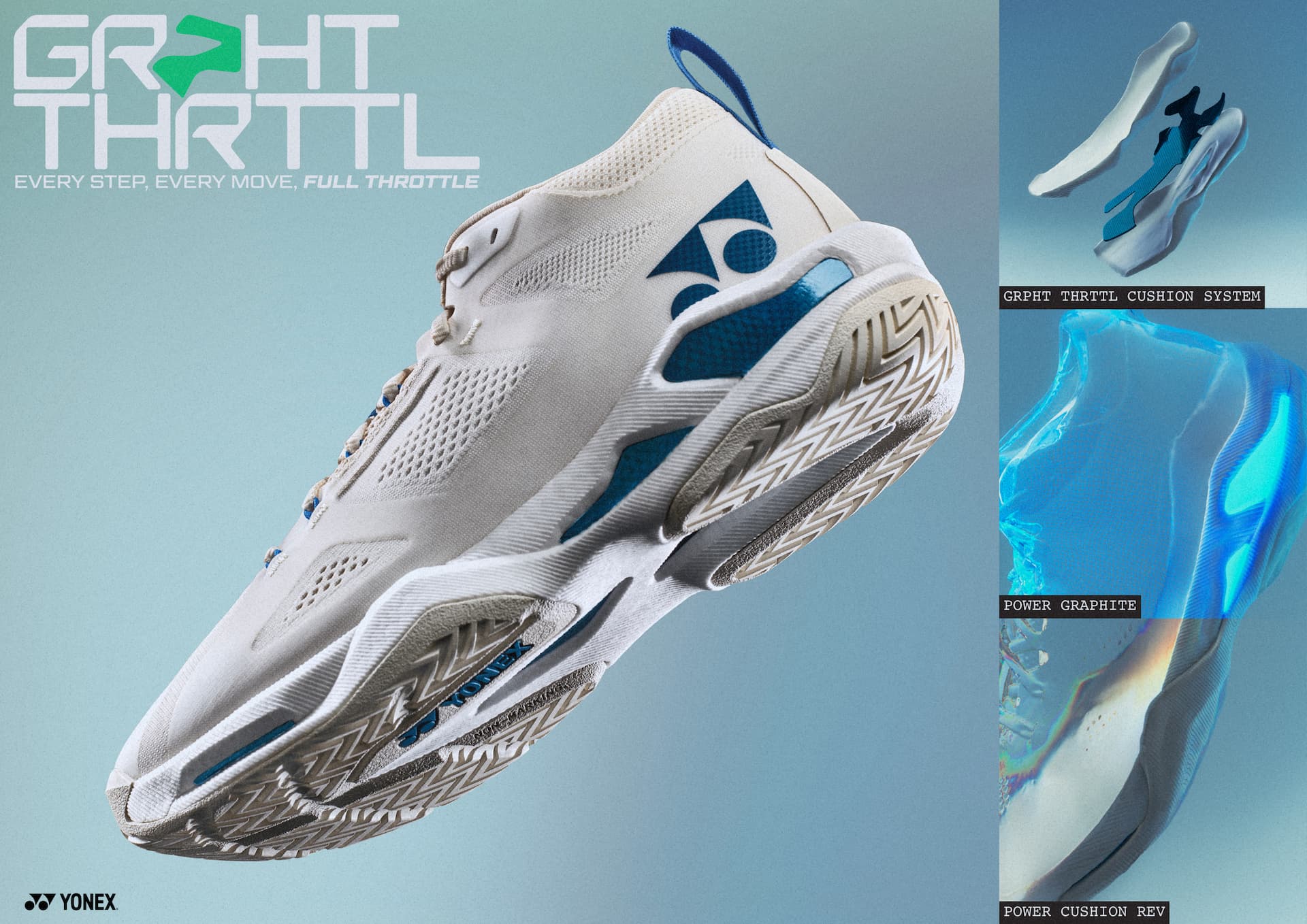 YONEX GRPHT THRTTL (Graphite Throttle) – Max Sports
