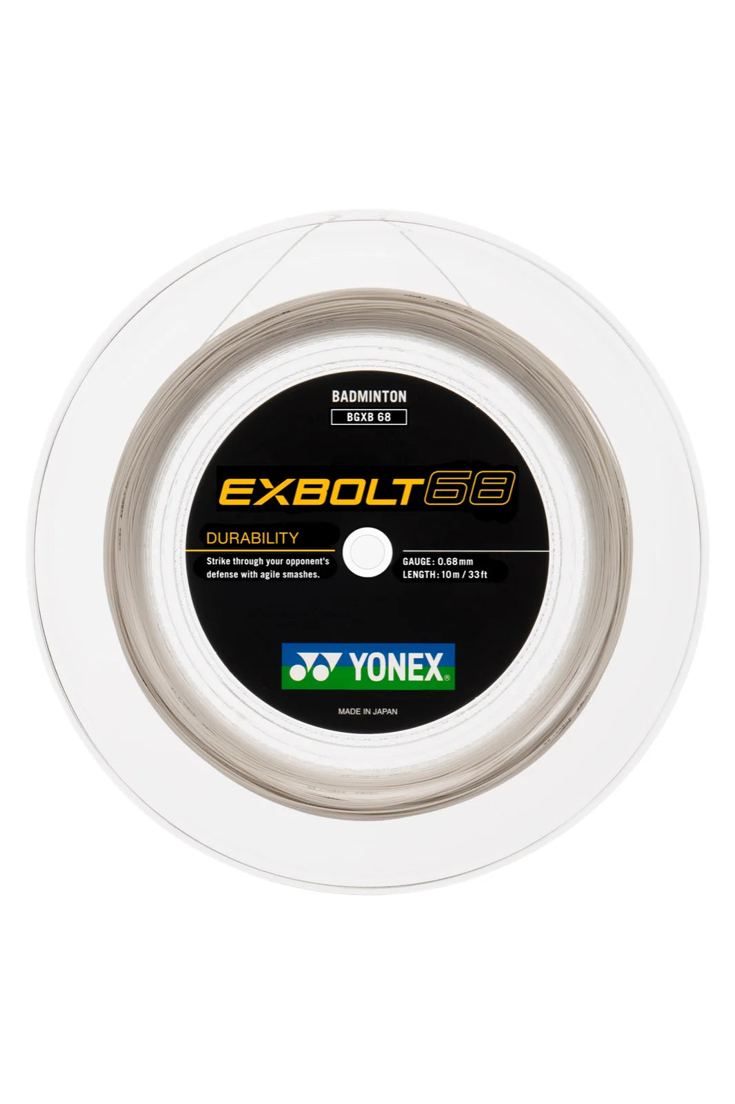 新作　YONEX エクスボルト68 200mロール　ホワイトメーカー直仕入