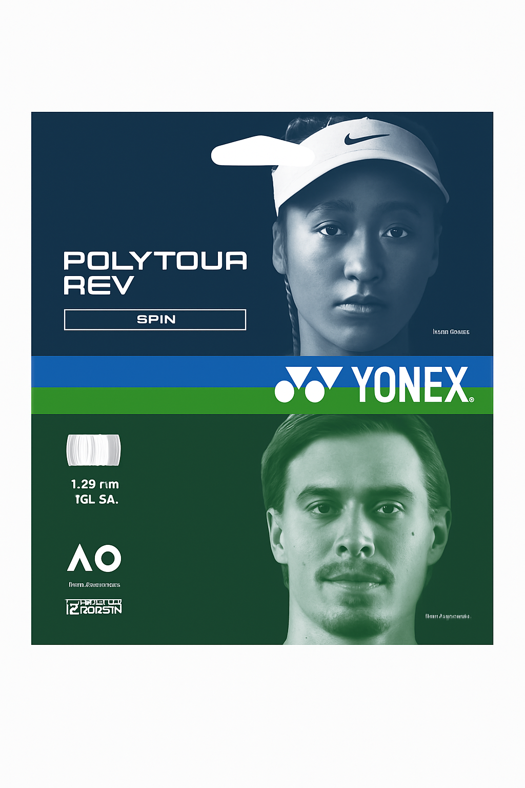 Cordage de tennis YONEX POLYTOUR REV 12M