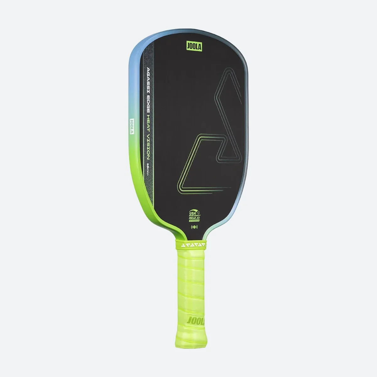 JOOLA Agassi Edge Heat Vision 16mm Pickleball Paddle - Charge Surge Green - alternate view