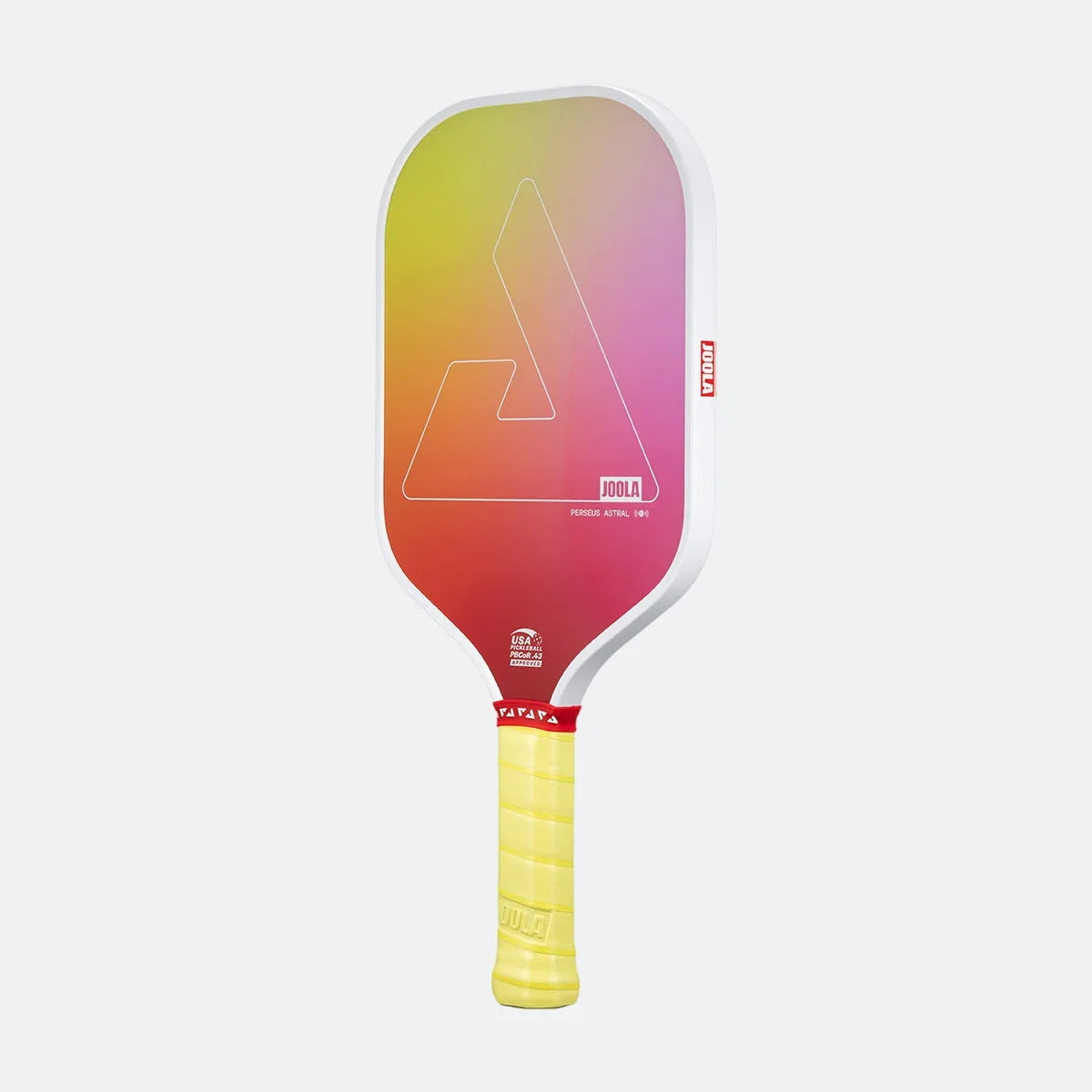 JOOLA Astral Pickleball Paddle - Dawn Yellow - Upright three-quarter angle