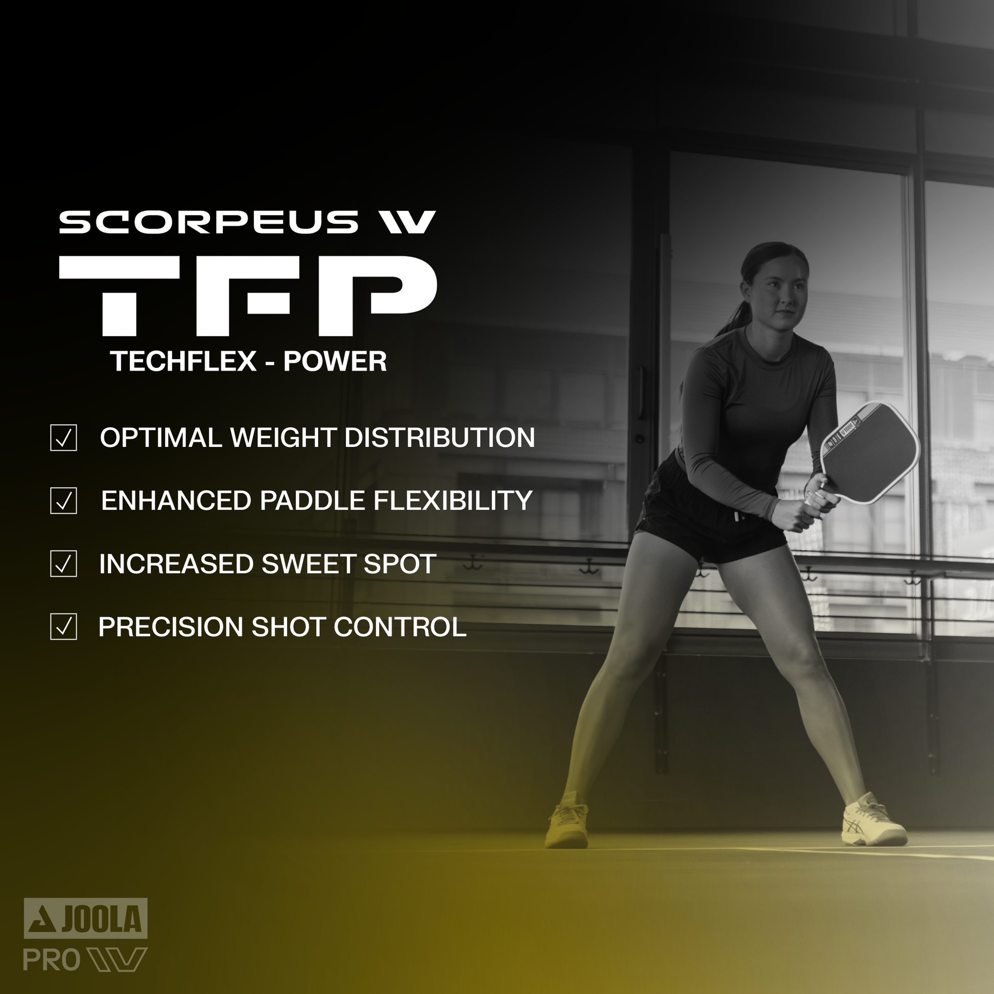 JOOLA Anna Bright Scorpeus Pro IV Pickleball Paddle - Max Sports