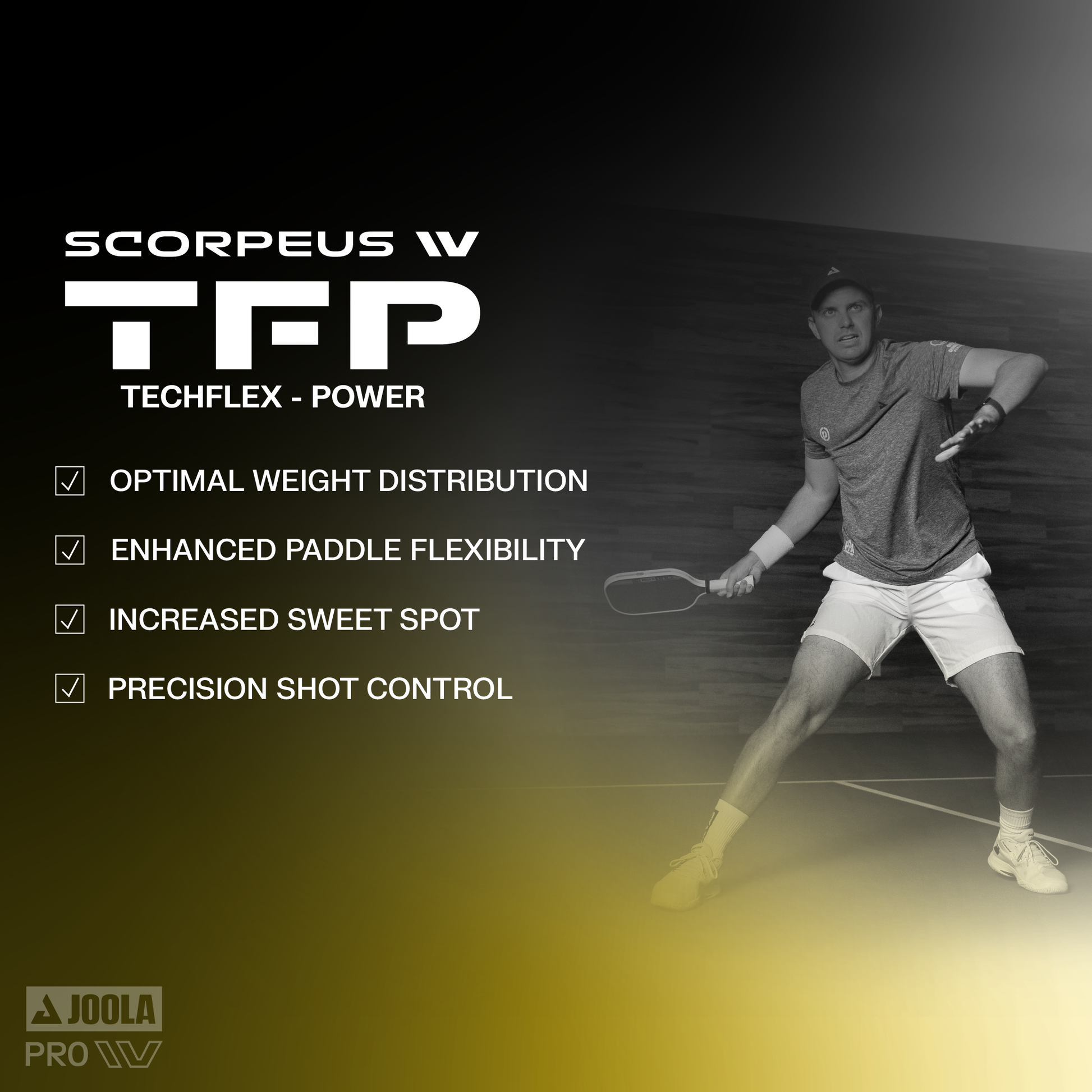 JOOLA Collin Johns Scorpeus Pro IV Pickleball Paddle - Max Sports