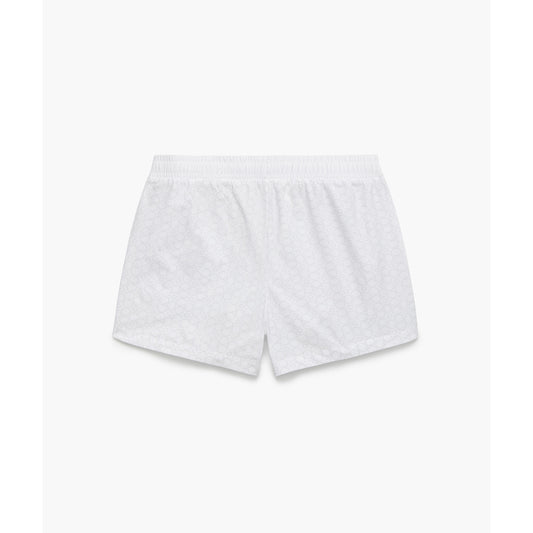 Short pour femme Yonex 25117 blanc - vue de dos