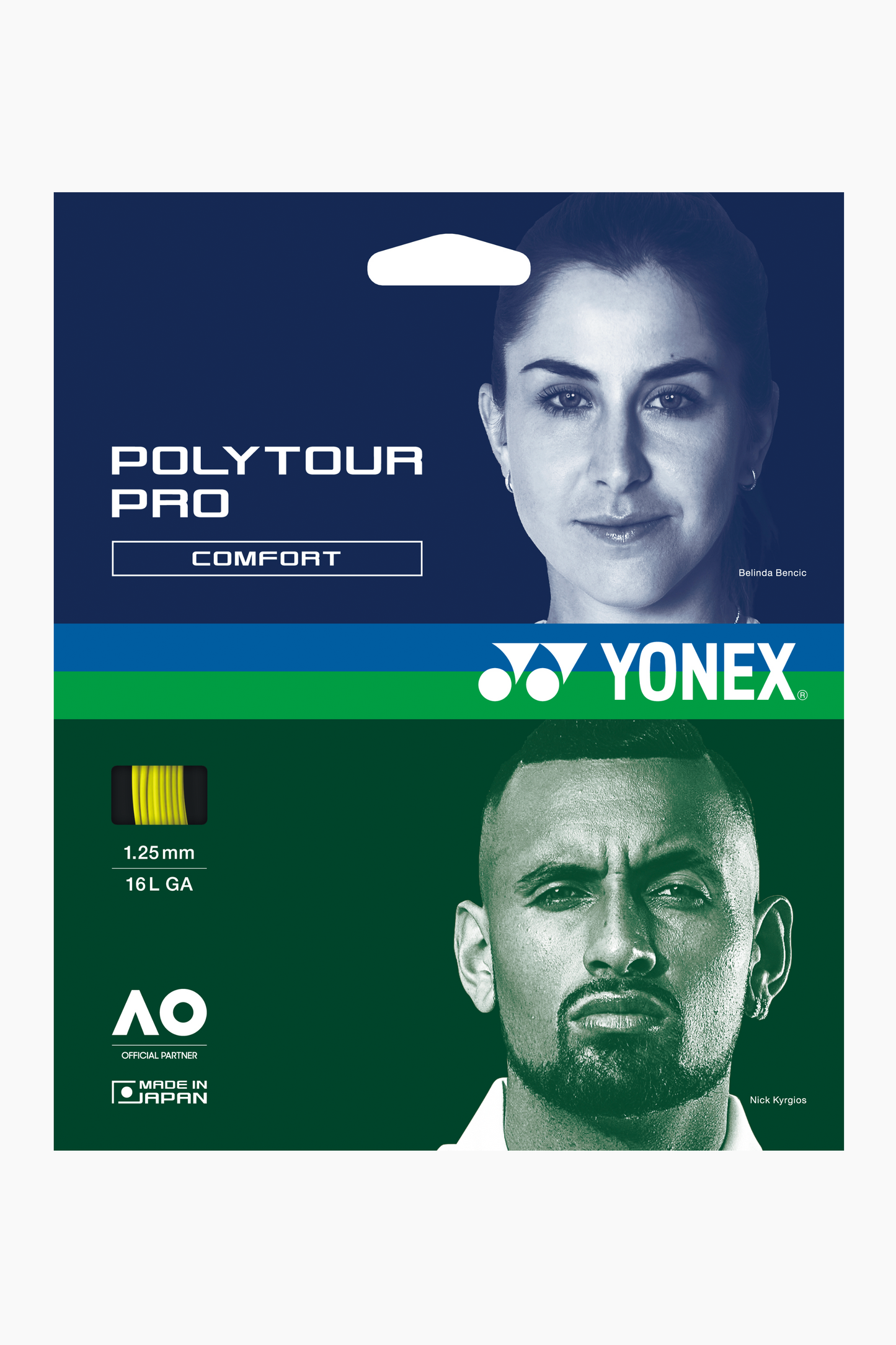 Cordage de tennis YONEX POLYTOUR PRO 12M