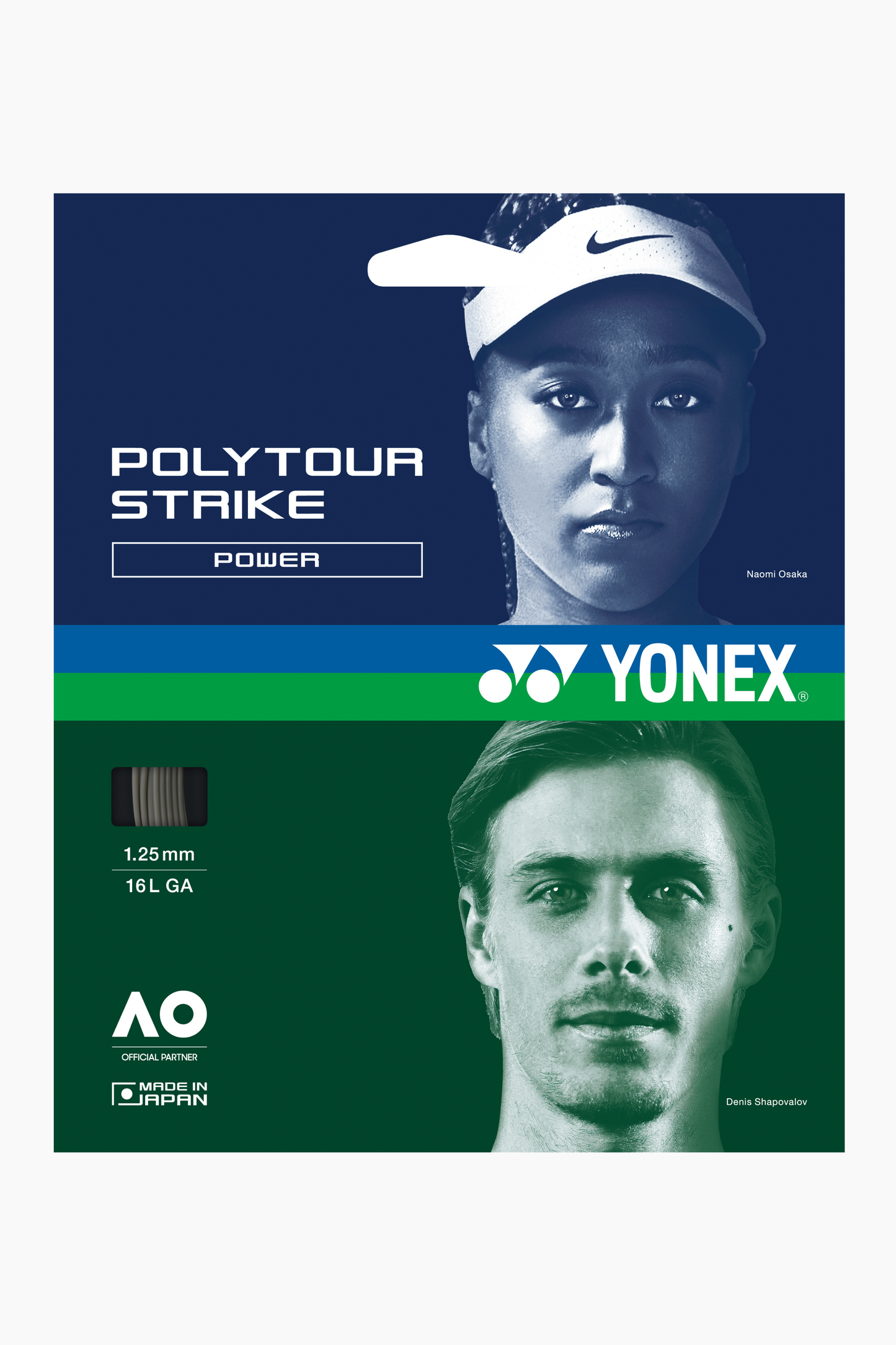 YONEX Tennis String POLYTOUR STRIKE 12M - Max Sports