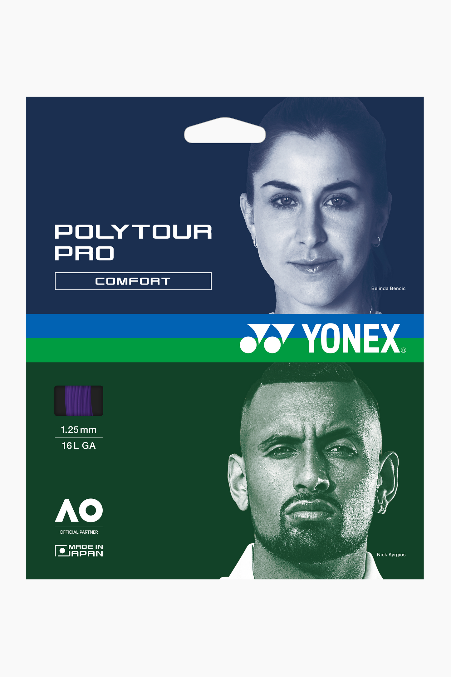 Cordage de tennis YONEX POLYTOUR PRO 12M
