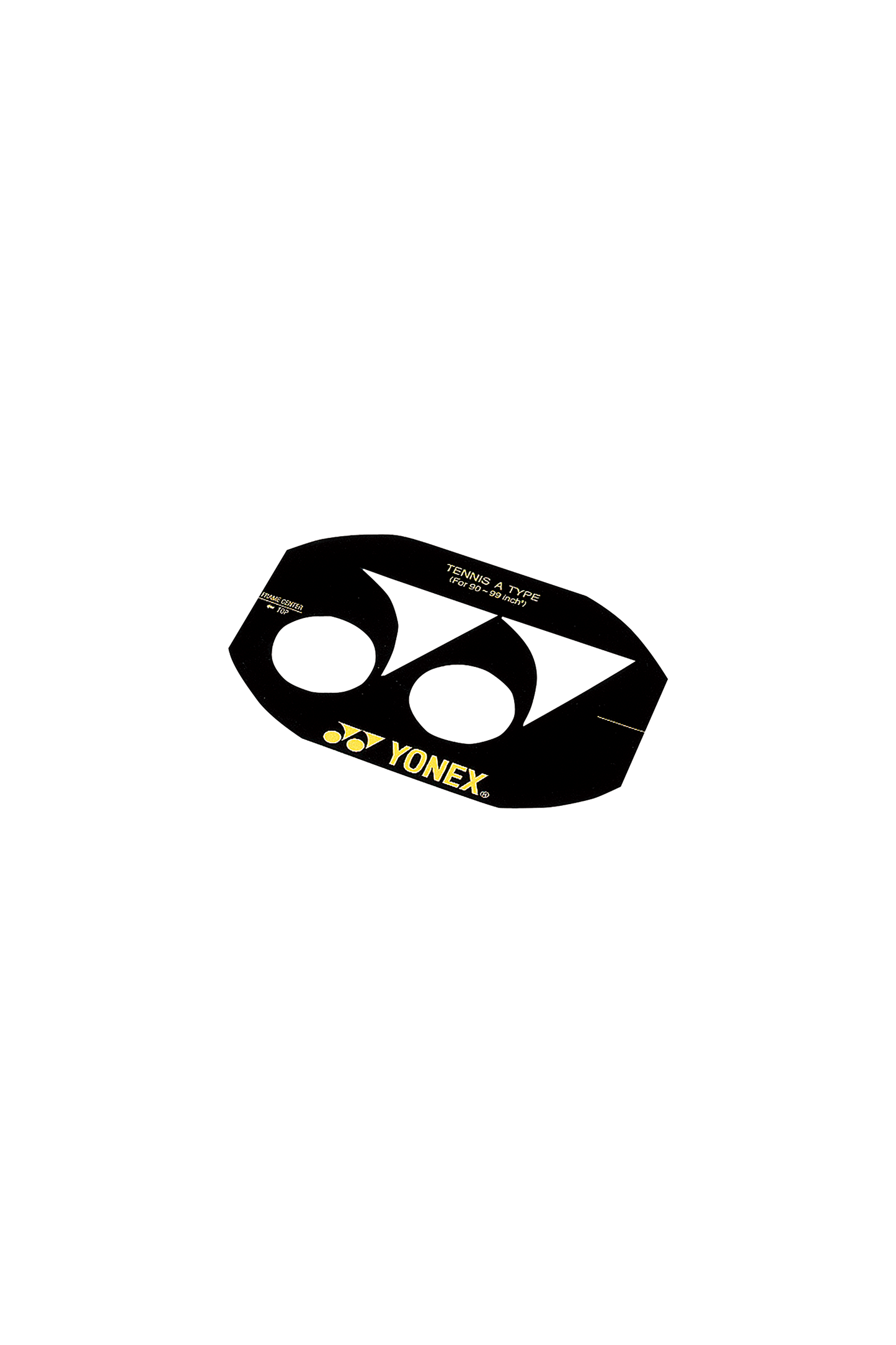 YONEX Tennis Stencil Card for 90-99 Sq. In. - Max Sports
