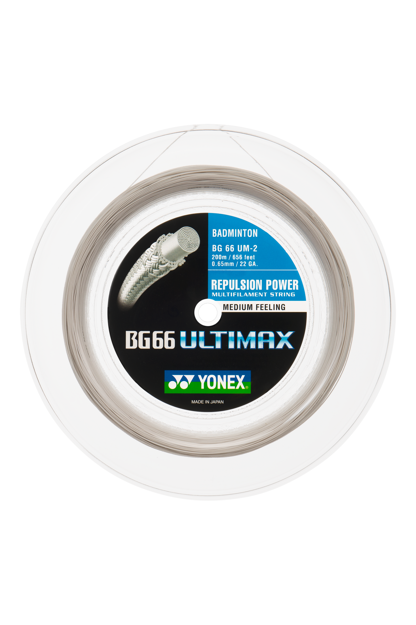 YONEX Badminton String BG66 ULTIMAX 200M Reel - Max Sports