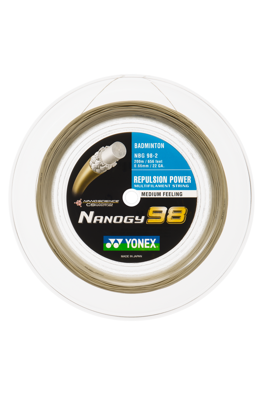 YONEX Badminton String NANOGY 98 200M Reel - Max Sports