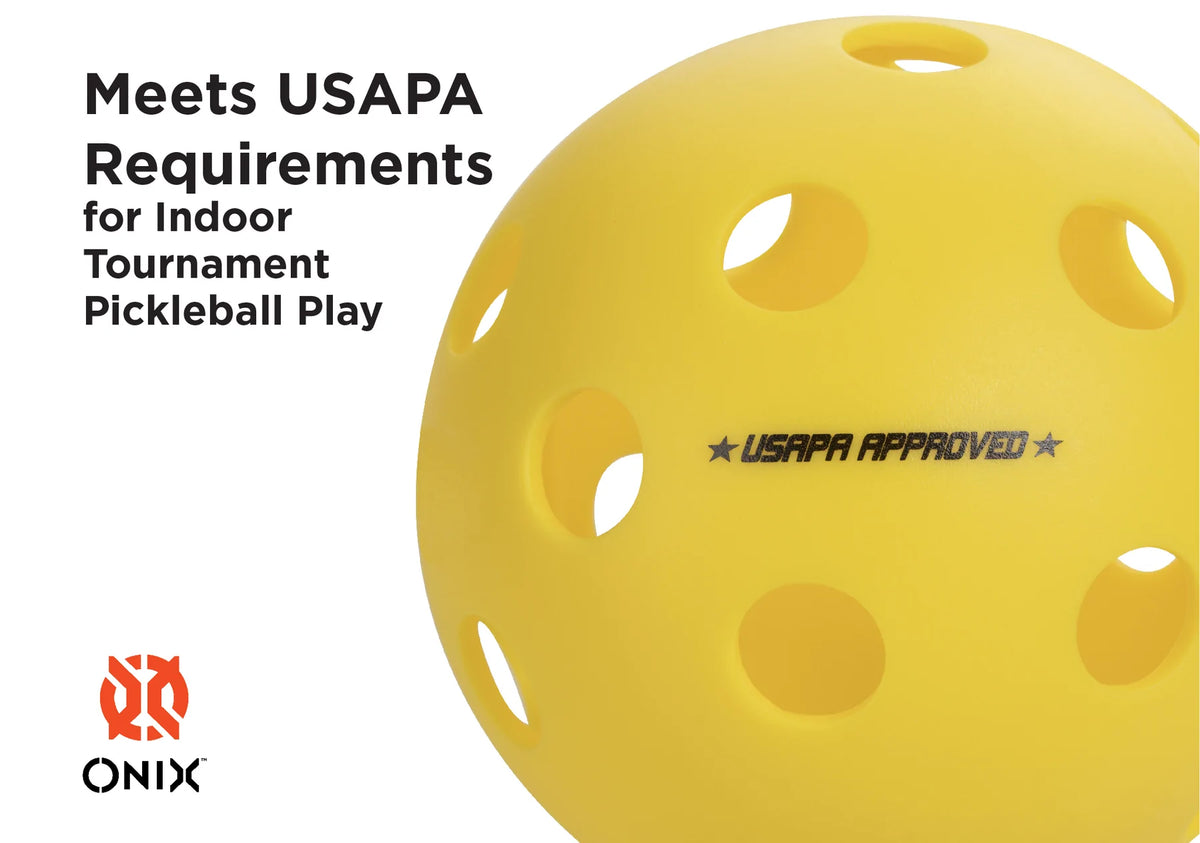 Onix Pickleball Balls Fuse Indoor- 3 Packs - Max Sports