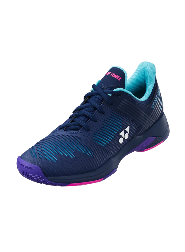 YONEX Tennis Shoes POWER CUSHION SONICAGE 2 WOMEN Navy Blue