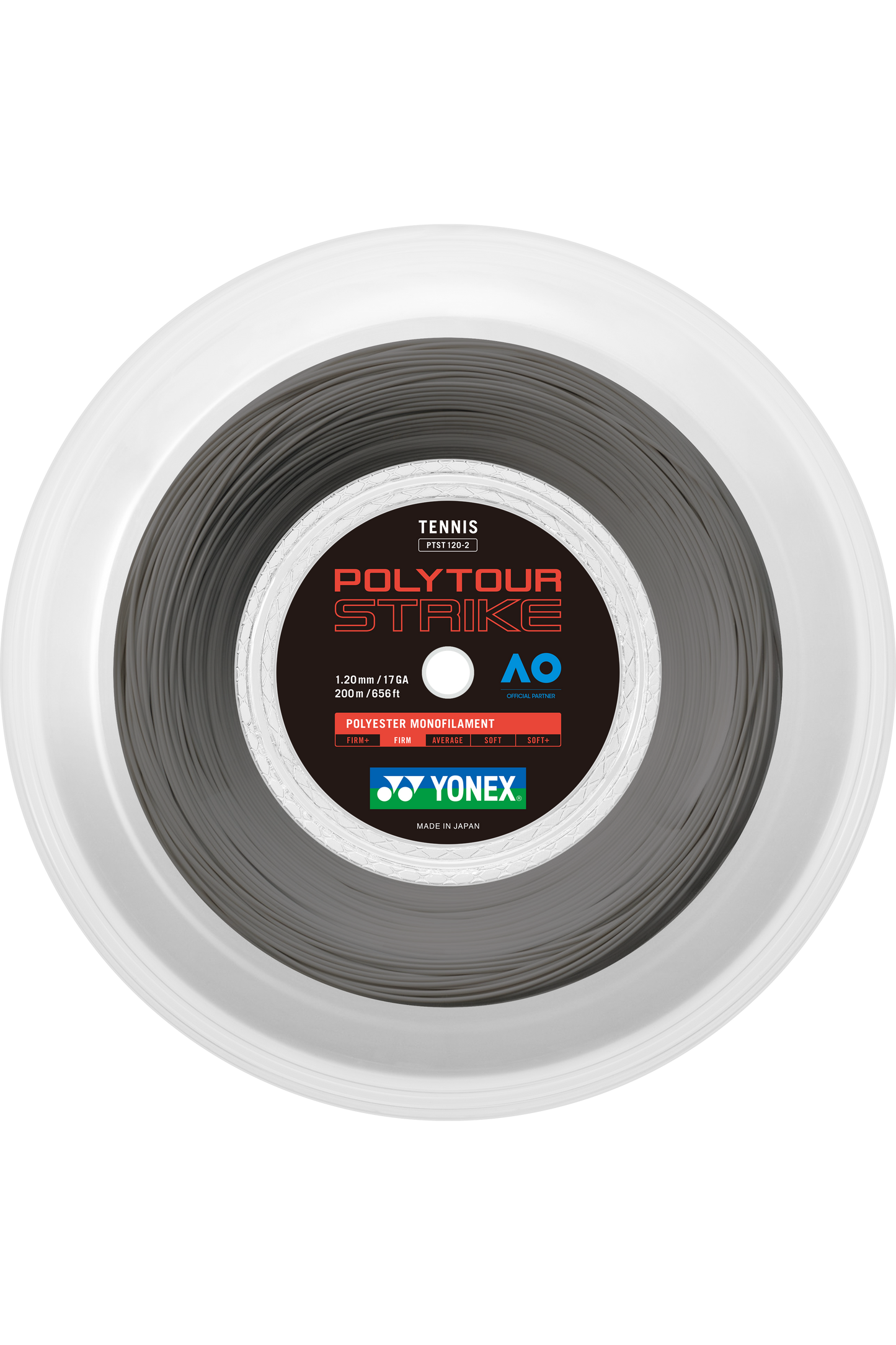 YONEX Tennis String POLYTOUR STRIKE 120 200M Reel - Max Sports