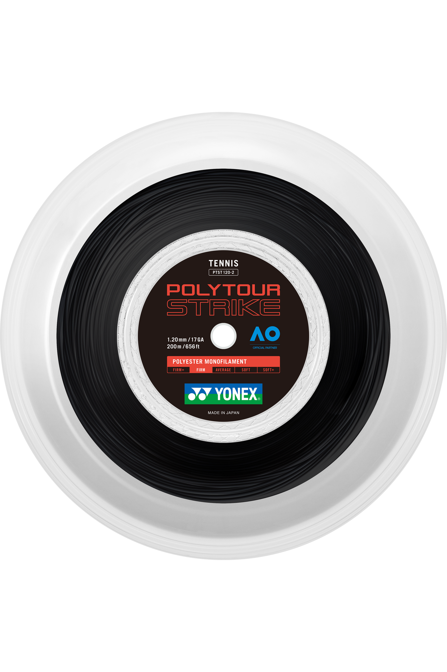 YONEX Tennis String POLYTOUR STRIKE 120 200M Reel - Max Sports