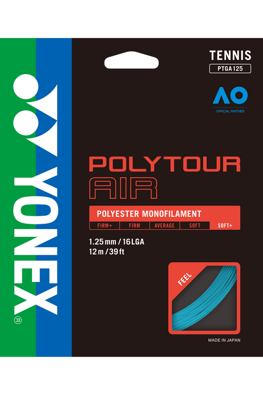 YONEX Tennis String POLYTOUR AIR 125 12M - Max Sports