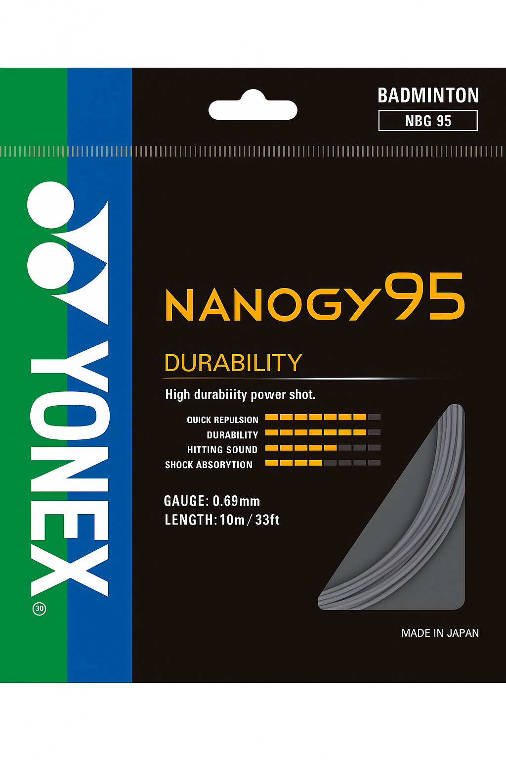 Cordage de badminton YONEX NANOGY 95