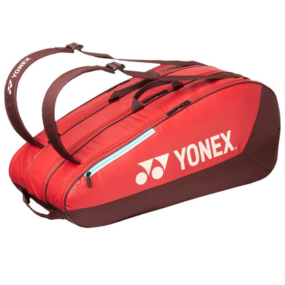 Yonex Team Racquet Bag 42529 nine-racquet backpack bag in Ruby Red