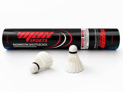 MAX SPORTS Premium Tournament Grade Shuttlecocks