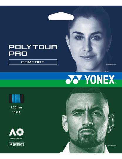 YONEX POLYTOUR PRO Blue 1.30 mm tennis string