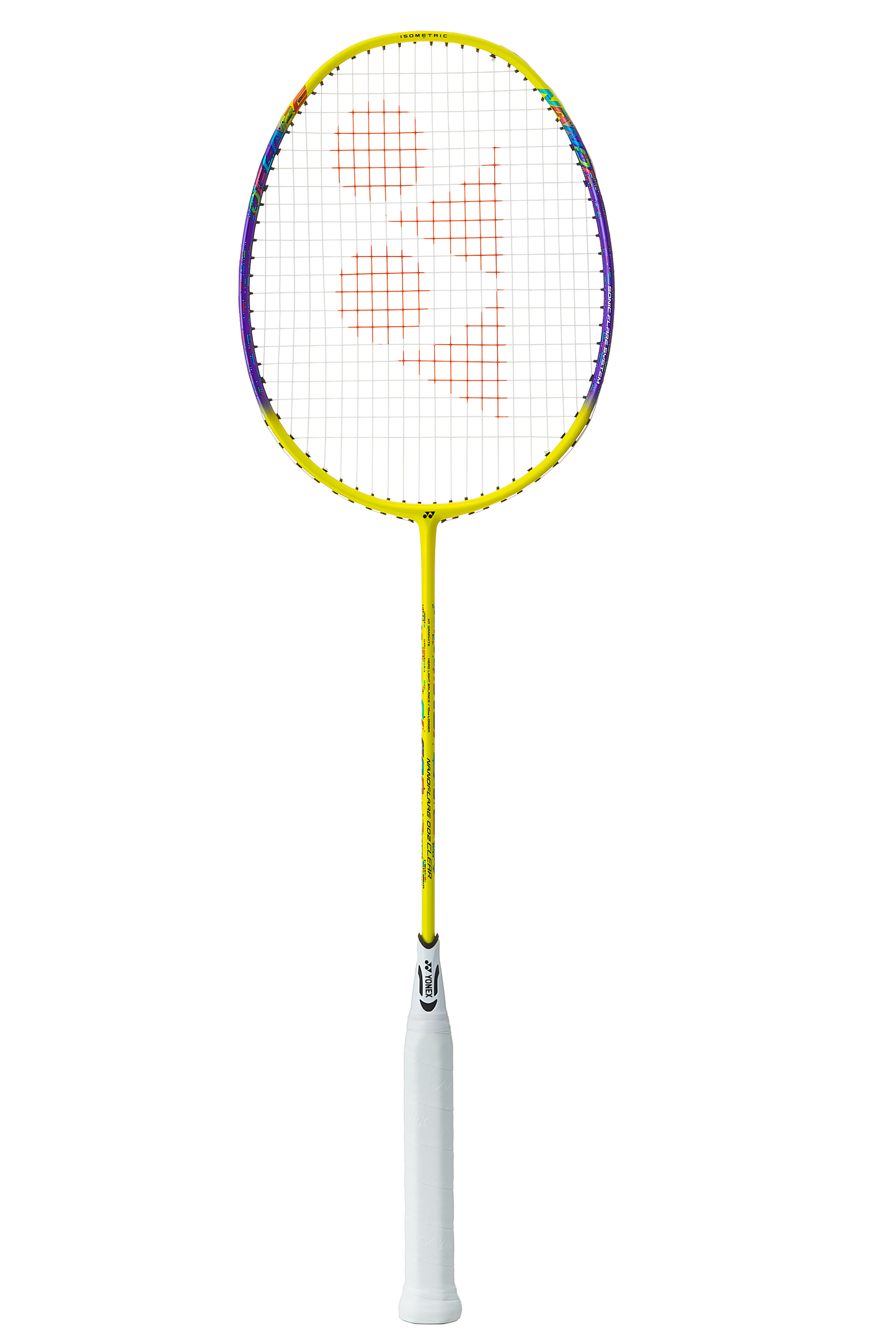Raquette de badminton YONEX NANOFLARE 002 CLEAR cordée