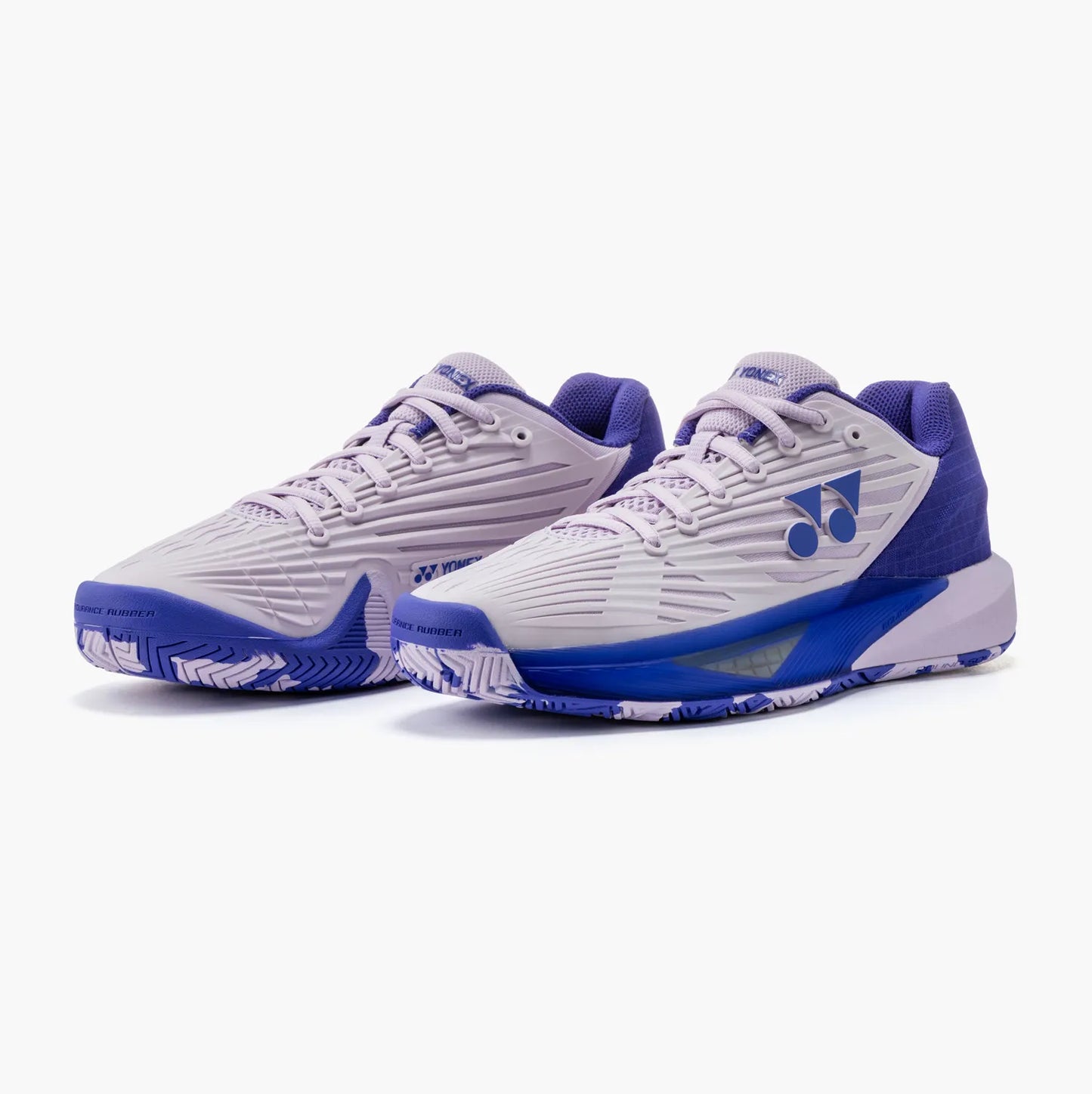 Yonex Power Cushion Eclipsion 5 women’s tennis shoes in Pale Lilac - pair view