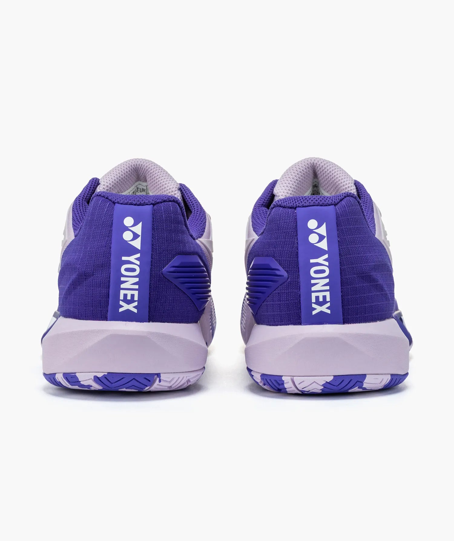 Yonex Power Cushion Eclipsion 5 women’s tennis shoes in Pale Lilac - heel view