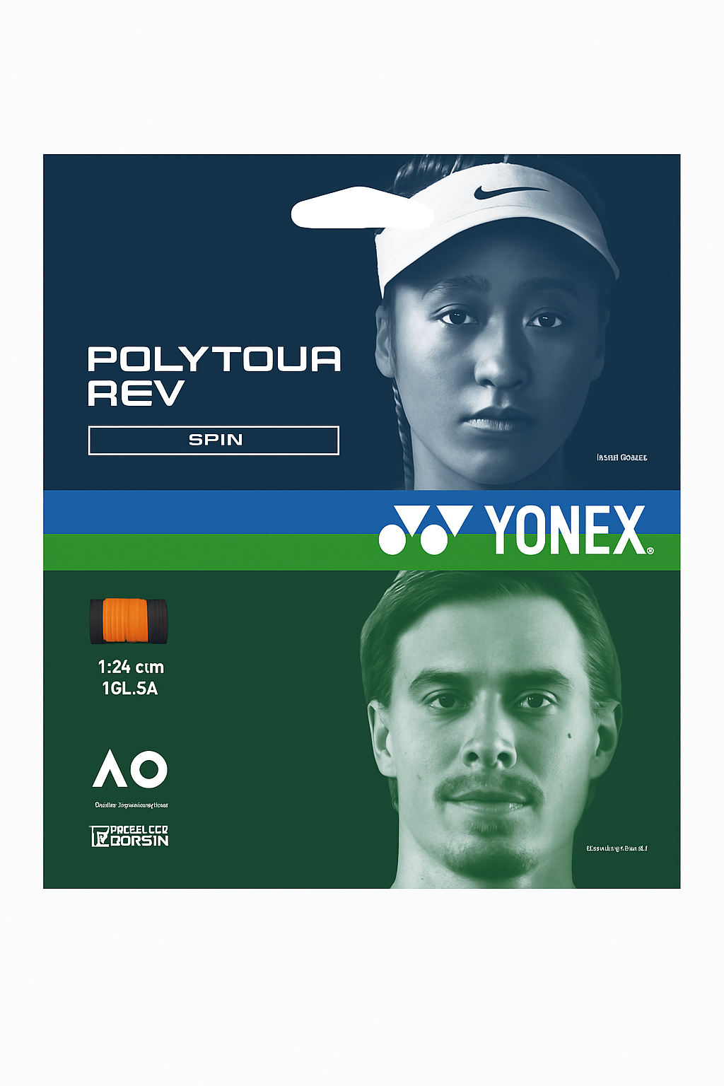 Cordage de tennis YONEX POLYTOUR REV 12M 