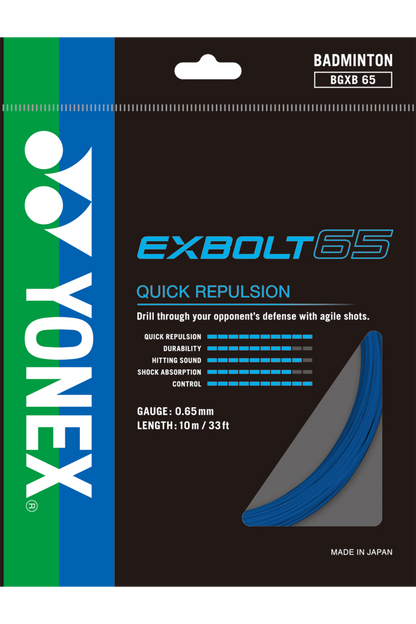 Cordage de badminton YONEX EXBOLT65