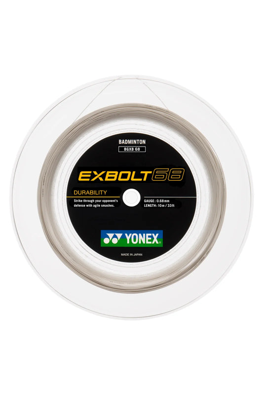 YONEX Badminton String EXBOLT68 200M Reel - Max Sports