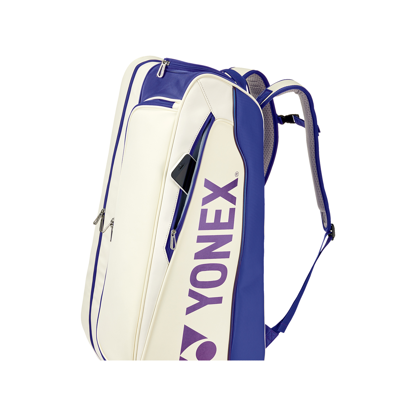 YONEX Expert Racquet Bag 02526 [White/ Deep Blue] - Max Sports