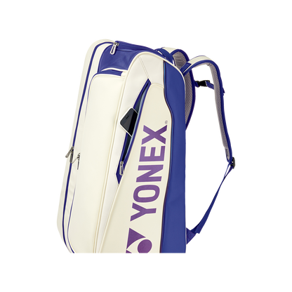 YONEX Expert Racquet Bag 02526 [White/ Deep Blue] - Max Sports