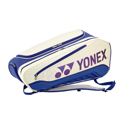 YONEX Expert Racquet Bag 6PCS [White/ Deep Blue]