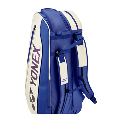 YONEX Expert Racquet Bag 02526 [White/ Deep Blue] - Max Sports