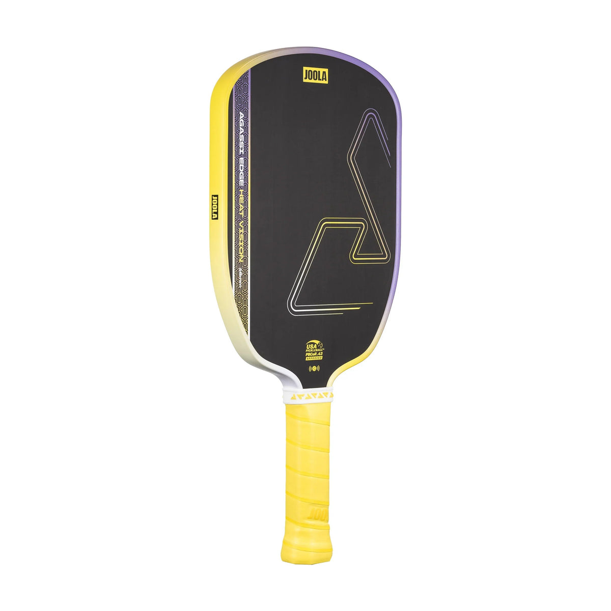 JOOLA Agassi Edge Heat Vision 16mm Pickleball Paddle - Flash JOOLA Yellow - alternate view