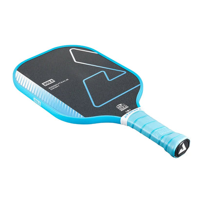JOOLA Dash Pickleball Paddle - Bolt Blue - Low three-quarter angle