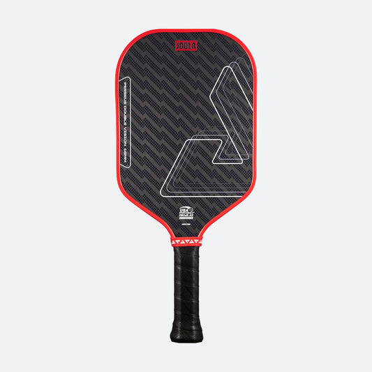 JOOLA Perseus Double Vision 16mm Pickleball Paddle - Blaze Red - front