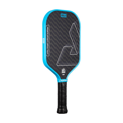 JOOLA Perseus Double Vision 16mm Pickleball Paddle - Bolt Blue - angled