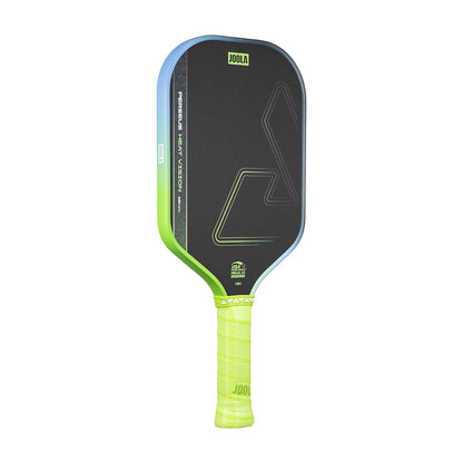 JOOLA Perseus Heat Vision 16mm Pickleball Paddle - Charge Surge Green - angled