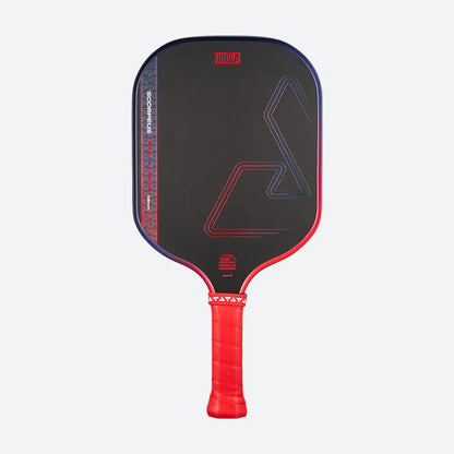 JOOLA Scorpeus Heat Vision 16mm Pickleball Paddle - Ignite Blaze Red - front