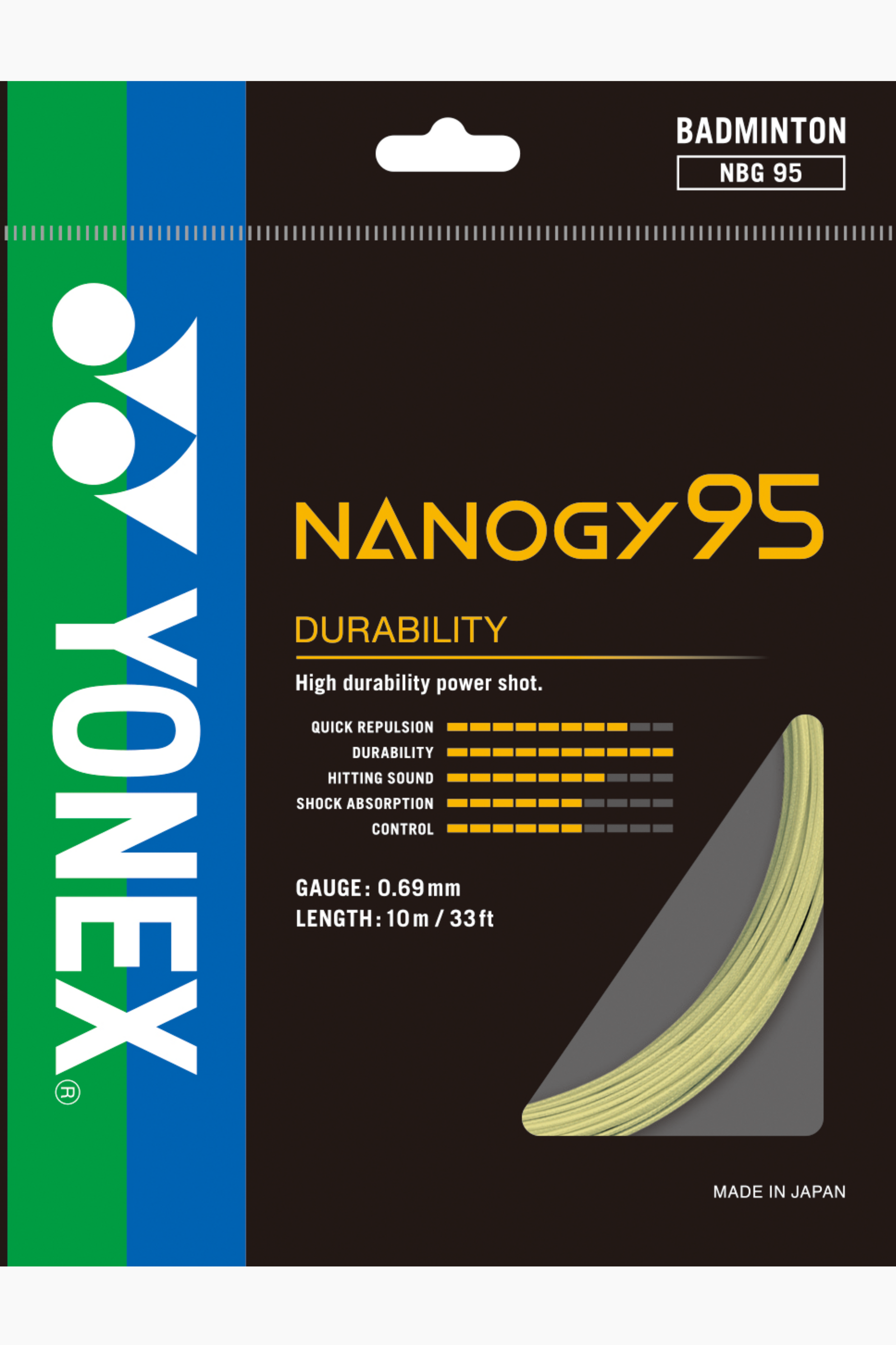 YONEX NANOGY95（カラーガット） YONEX Badminton String NANOGY 95 – Max Sports