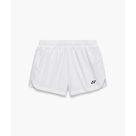Short pour femme Yonex 25117 blanc - vue de face