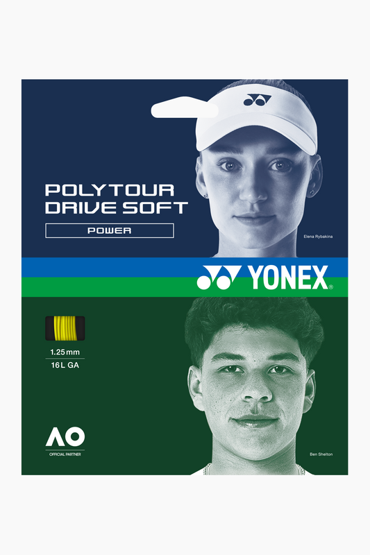 YONEX Tennis String PolyTOUR Drive Soft 125 12M