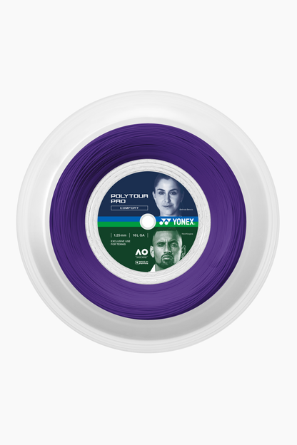 Cordage de tennis YONEX POLYTOUR PRO, bobine de 200 m