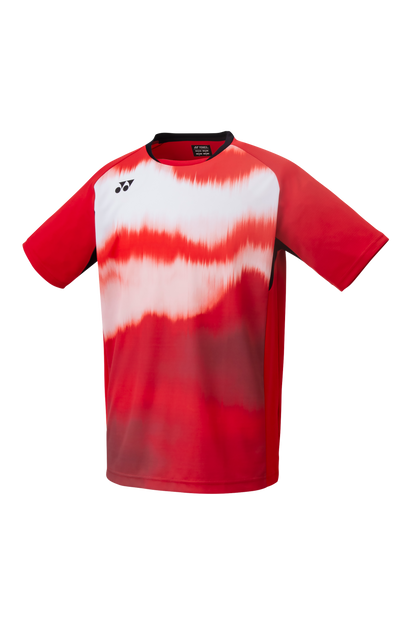 YONEX Men's Crew Neck Shirt 10477 Team Canada [Tornado Red] - Max Sports