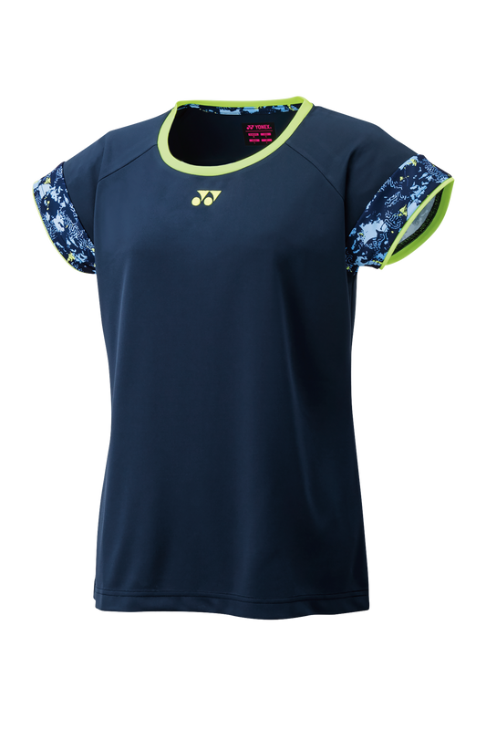 YONEX Lady's T-Shirt 16570 [Navy Blue] - Max Sports