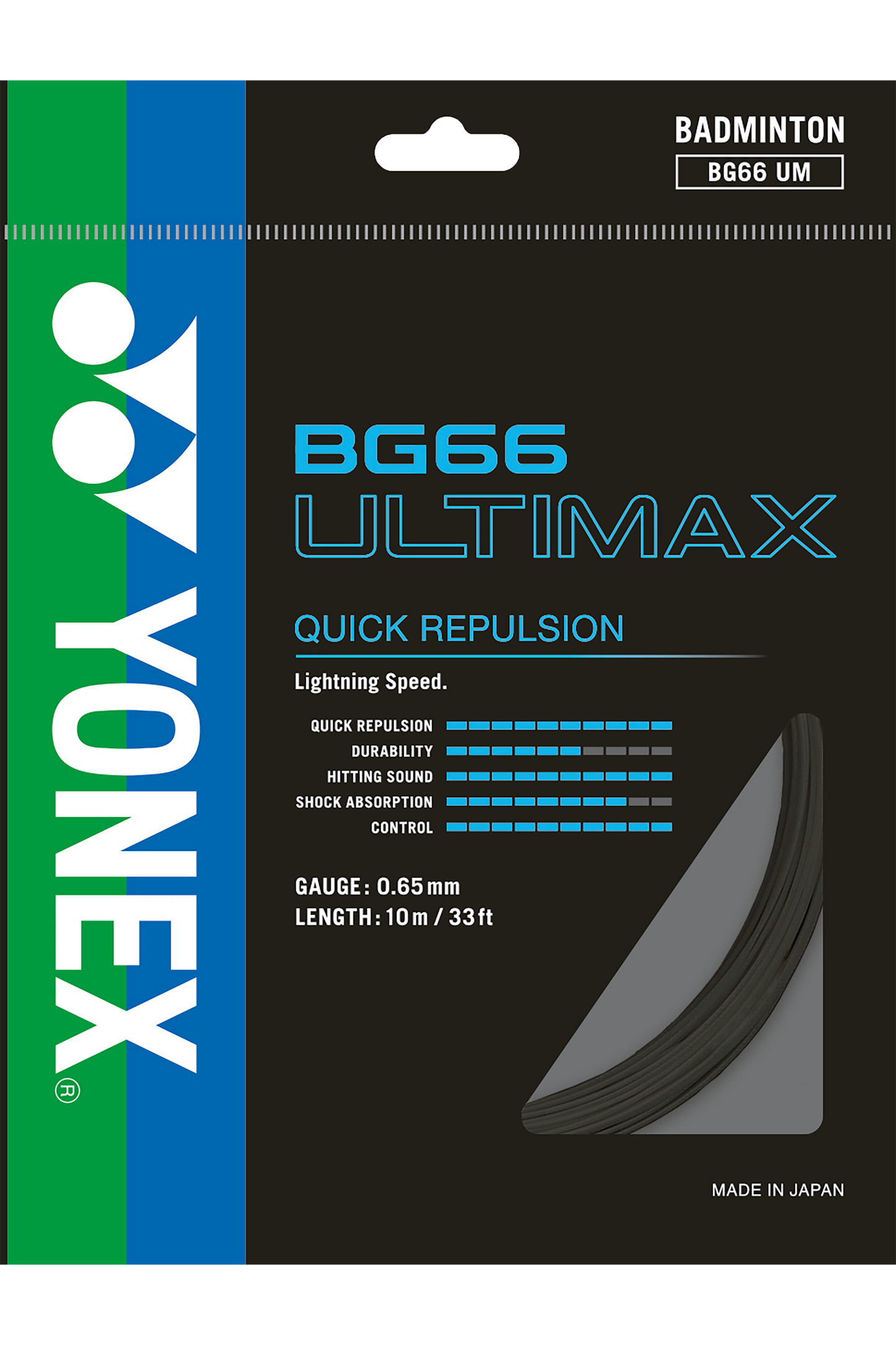 YONEX Badminton String BG66 ULTIMAX - Max Sports